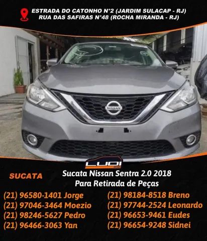Sucata Nissan Sentra 2.0 2018 Para Retirada de Peças