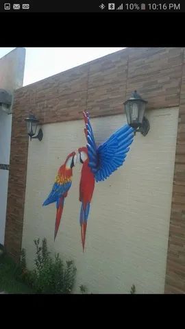 Escultura e concreto na parede - Foto 5