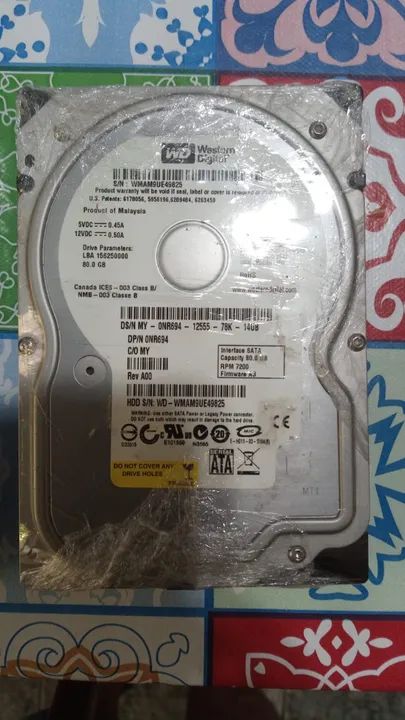 Disco Rígido Interno Wd 80gb Sata P/desktop,pc - Foto 2