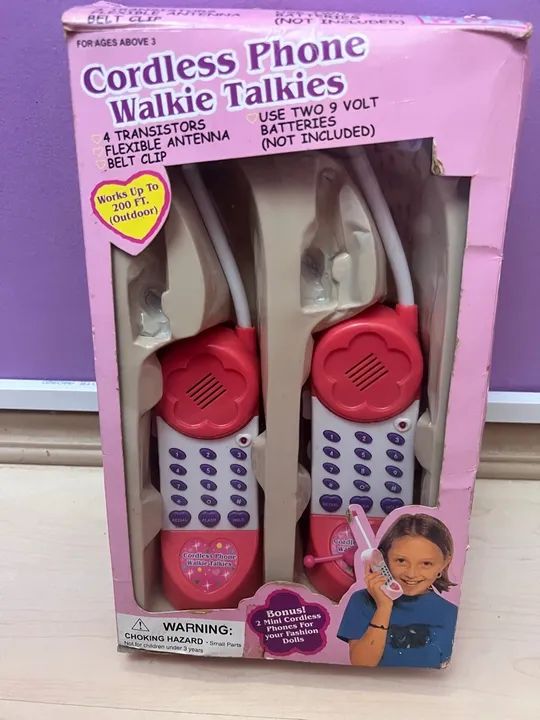 Telefone sem fio para crianças - Brinquedo divertido!