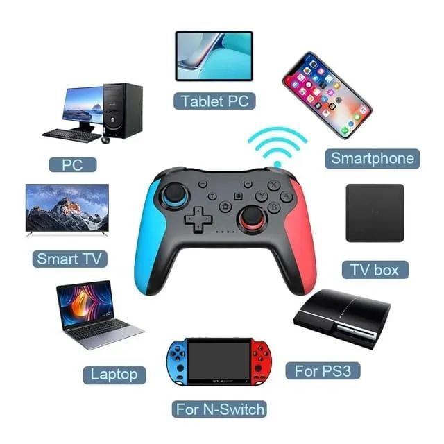 Controle sem fio compatível com Nintendo Switch, PC, Android e PS3 - Foto 2