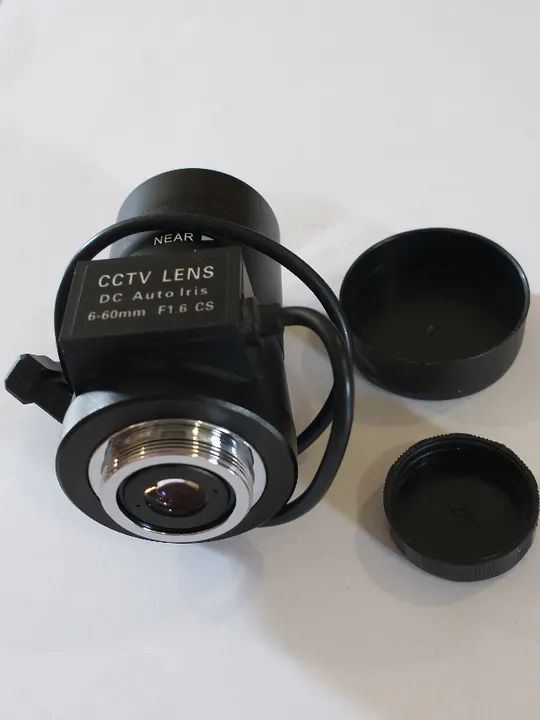 Lente CS 6-60 mm F1.6 auto iris para CCTV - Foto 3