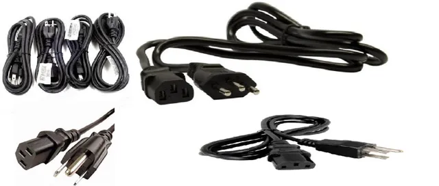 Cabos Para Computador e Notebooks : Monitor Vga, Sata, IDE De Força, Rede e Usb - Novos
