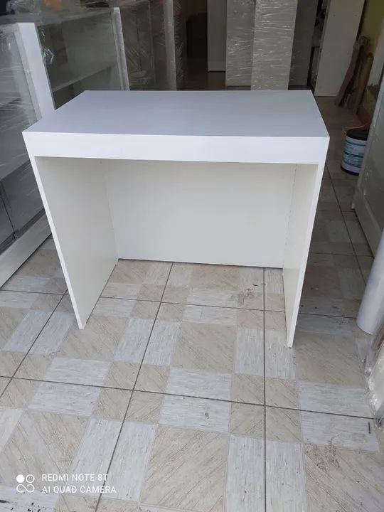 MESA BALCÃO SIMPLES COMÉRCIO RECEPÇÃO - NOVO - Foto 2