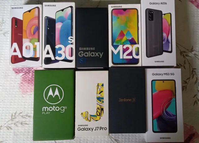 Caixinha vazia de celular