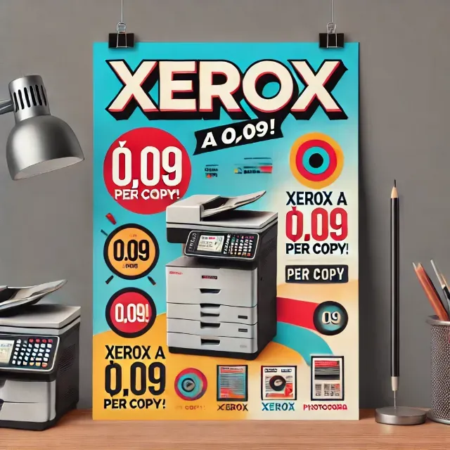 XEROX E IPRESSAO 0,09 ctvs a pronta entrega IMPRIMIMOS, TIRAMOS COPIAS E LEVAMOS ATÉ VOCE
