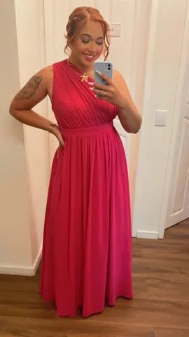 Vestido rosa fuscia  - Foto 2