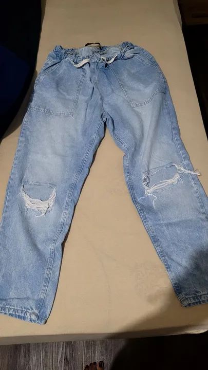 Calça Jeans jogger Desfiada Youcom
