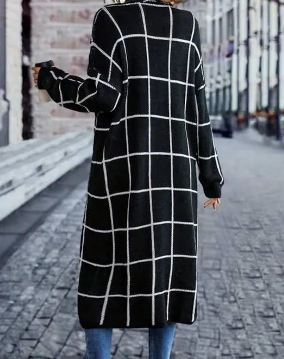 Casacos Xadrez alongado GG da Danielle Moda Brasil - Foto 2