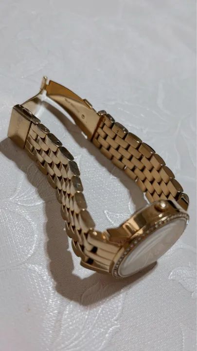 Relógio Mk-3120 Feminino Original Dourado Com Excelente Bateira Nova  - Foto 5