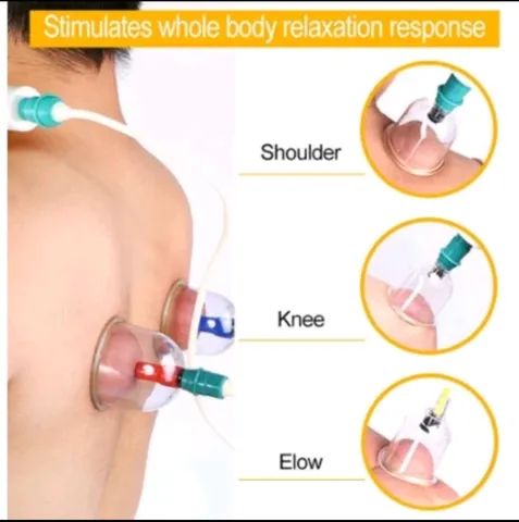 Kit 12 peças ventosa terapêutica e massagem  - Foto 2