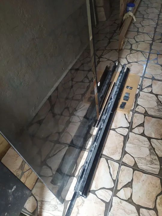 2 Porta de BLINDEX Vidro Temperado FUMÊ - Foto 4