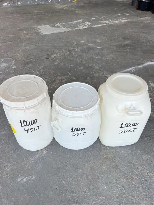 Bombonas 50 litros tampa e alças  - Foto 3