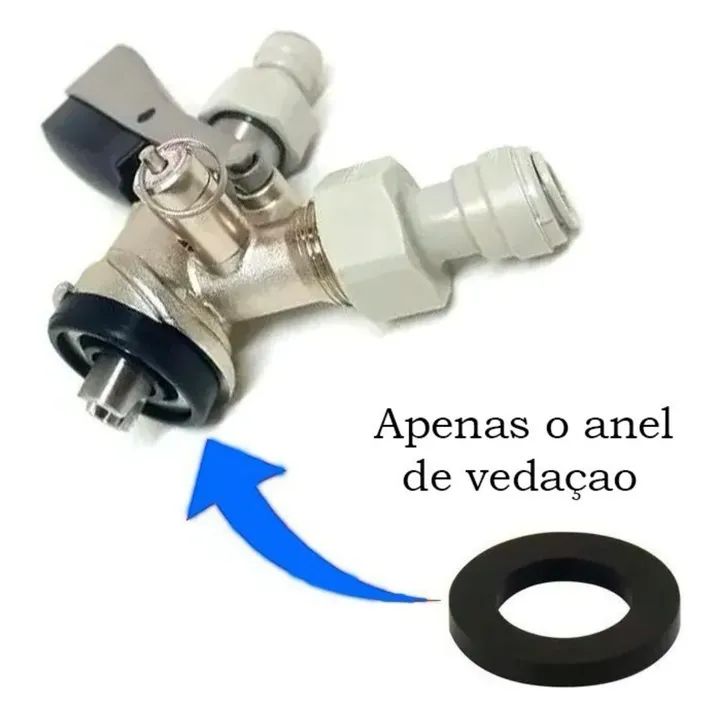 Kit 5 orings gaxeta para extratora de chopp NOVO - Foto 2