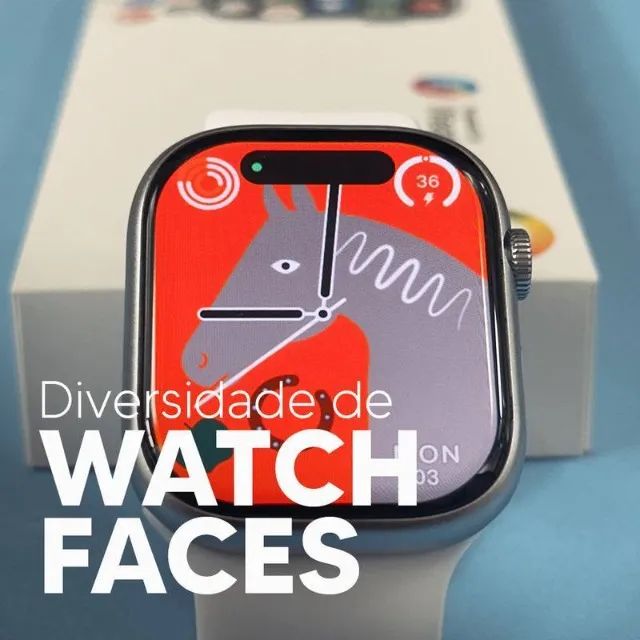 W59+ - Amoled 47mm Tradicional Microwear. Modelo com Função 2 Gestos - Foto 2