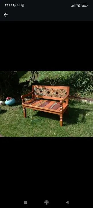 Banco de Madeira para Jardim - Foto 3