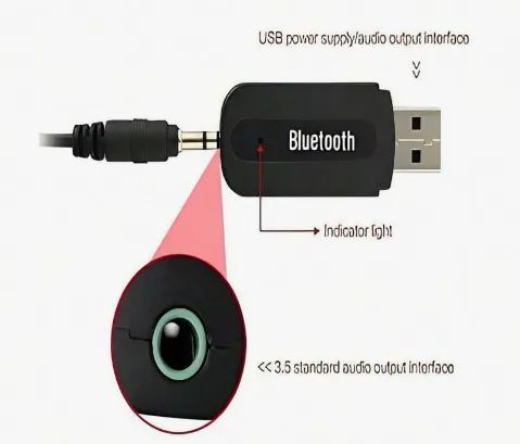 Receptor Adaptador Bluetooth USB P2 Audio z844 - Foto 3