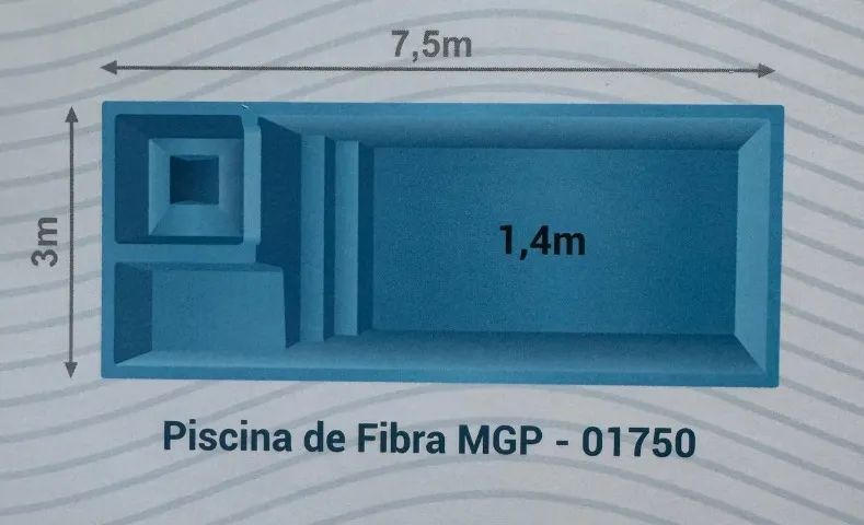 Ana: Piscina de 7,5 metros com spa com hidromassagem  - Foto 3