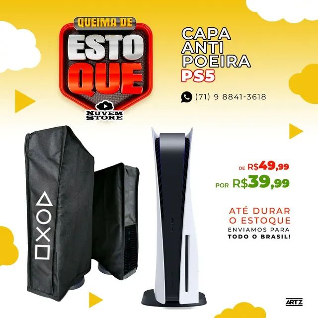 Capa anti Poeira PS5 FAT 