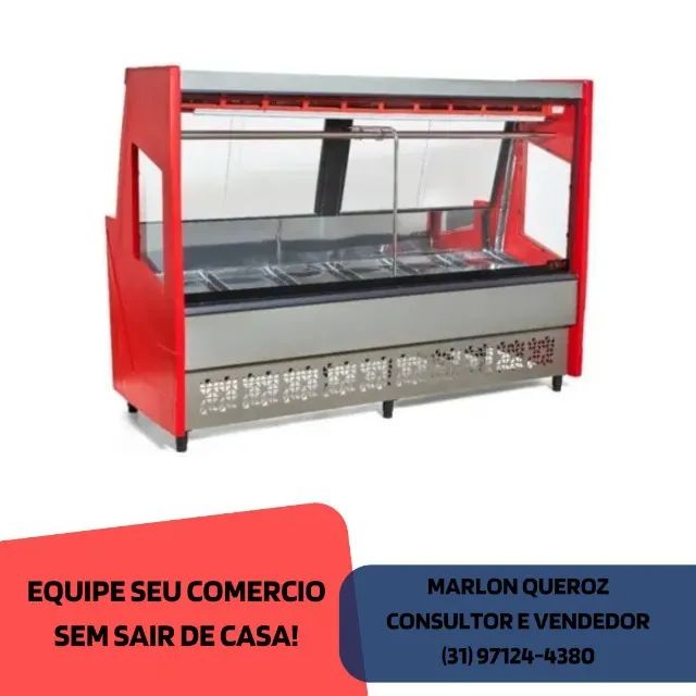 Balcao de Açougue Luxo 2 Metros 220v Noo
