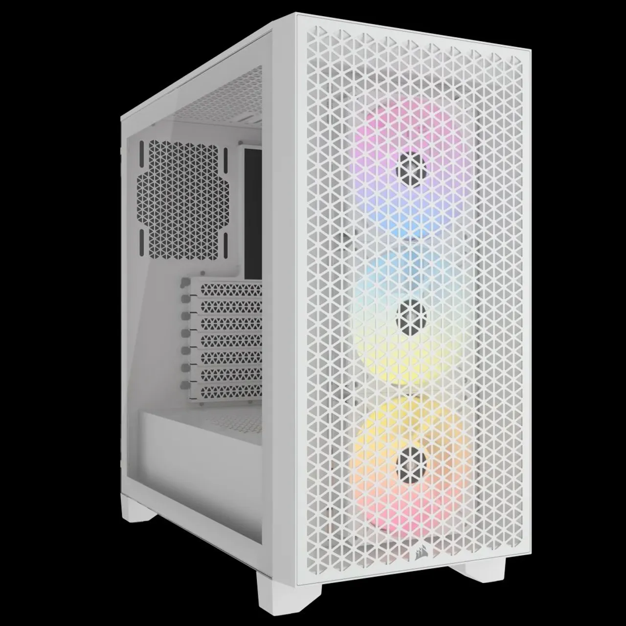 Gabinete Gamer Corsair 3000D Branco - Leia a descrição.