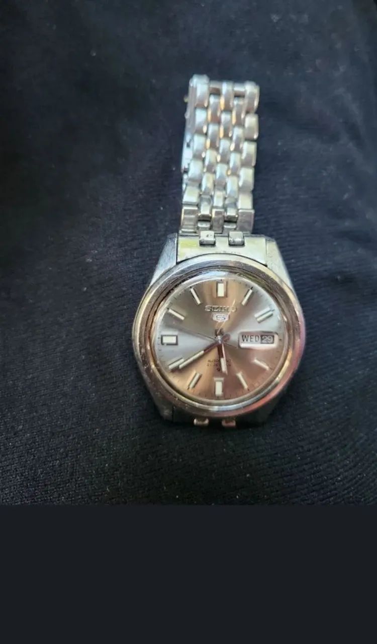 Relógio Seiko 5 Automático Vintage - Modelo 6119-8023 (Japão) - Foto 4