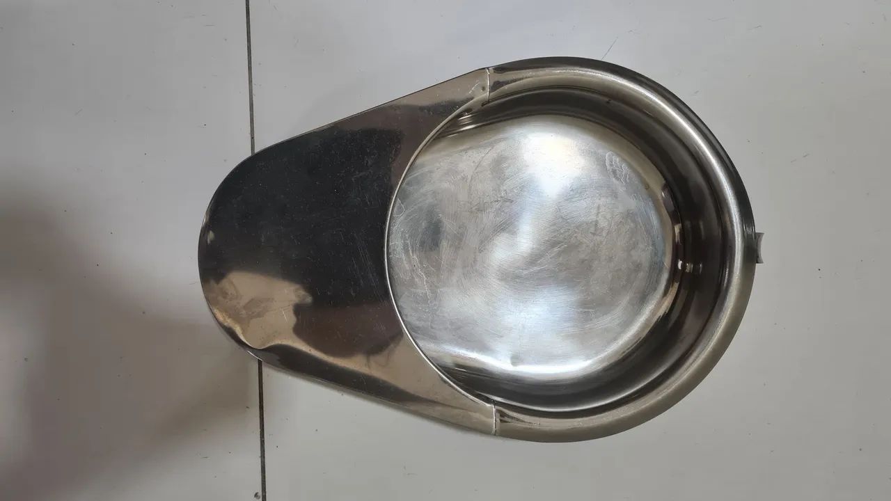 Penico Hospitalar de Aço Inox