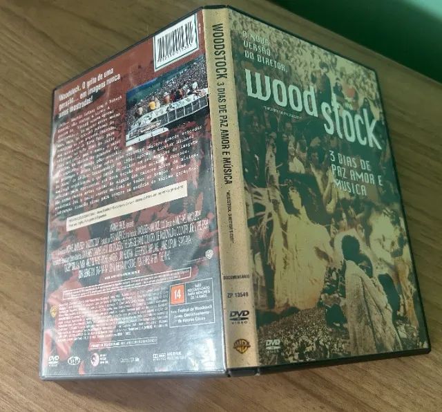 DVD WOOD STOCK 3 DIAS DE PAZ E AMOR - Foto 4