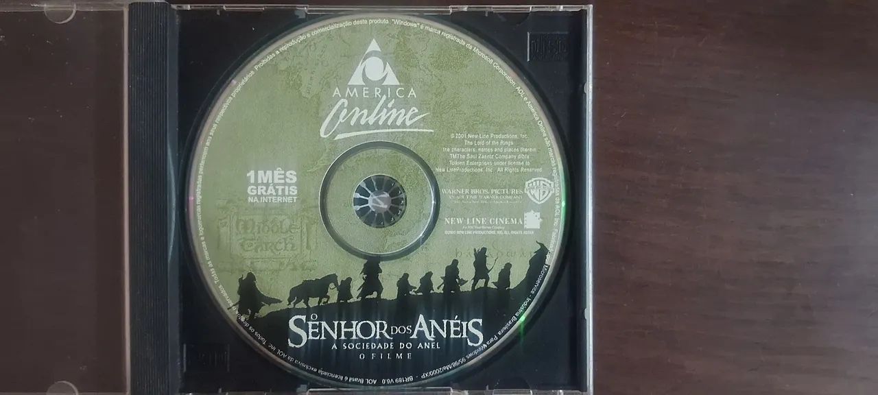 CD  O senhor dos Anéis- A sociedade do Anel