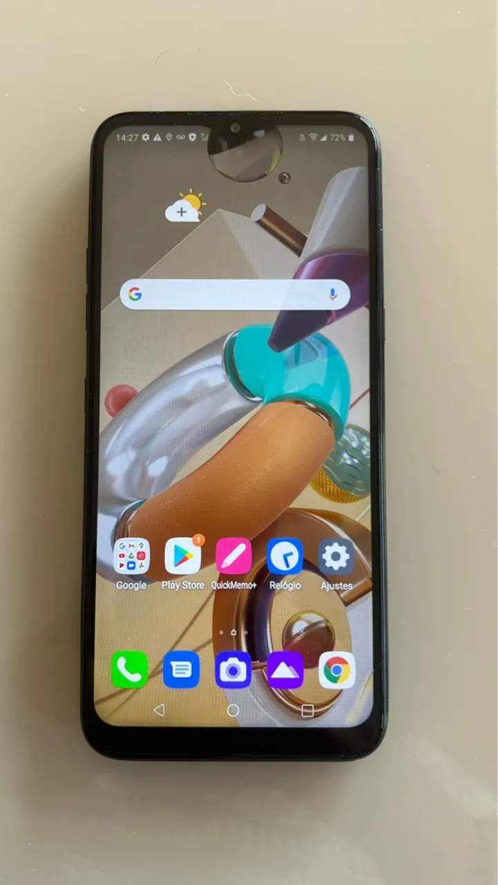 Celular smartphone LG K41S 32GB 2 chips dual sim preto ótimo estado
