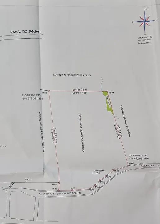 ALUGO: AREA 30.378,09M2 PARA USINA SOLAR - LAGO AZUL