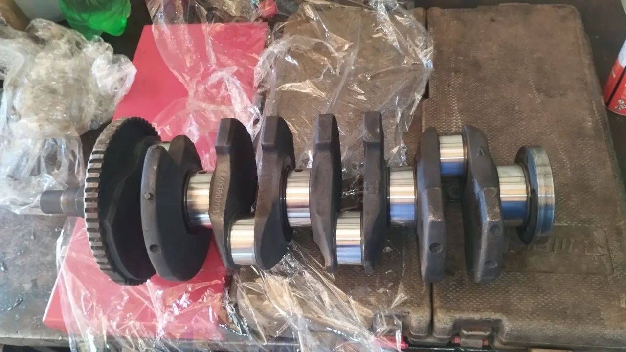 Virabrequim 2.0 Vectra Zafira Omega Monza retificado todo 0,25 - Foto 2