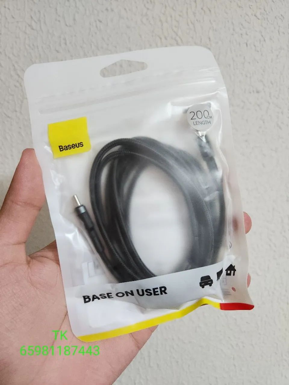 Cabos USB para Android e iPhone original Baseus 