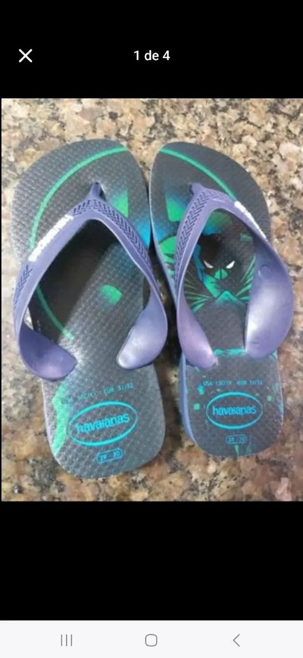 Havaianas Batman original 29/30