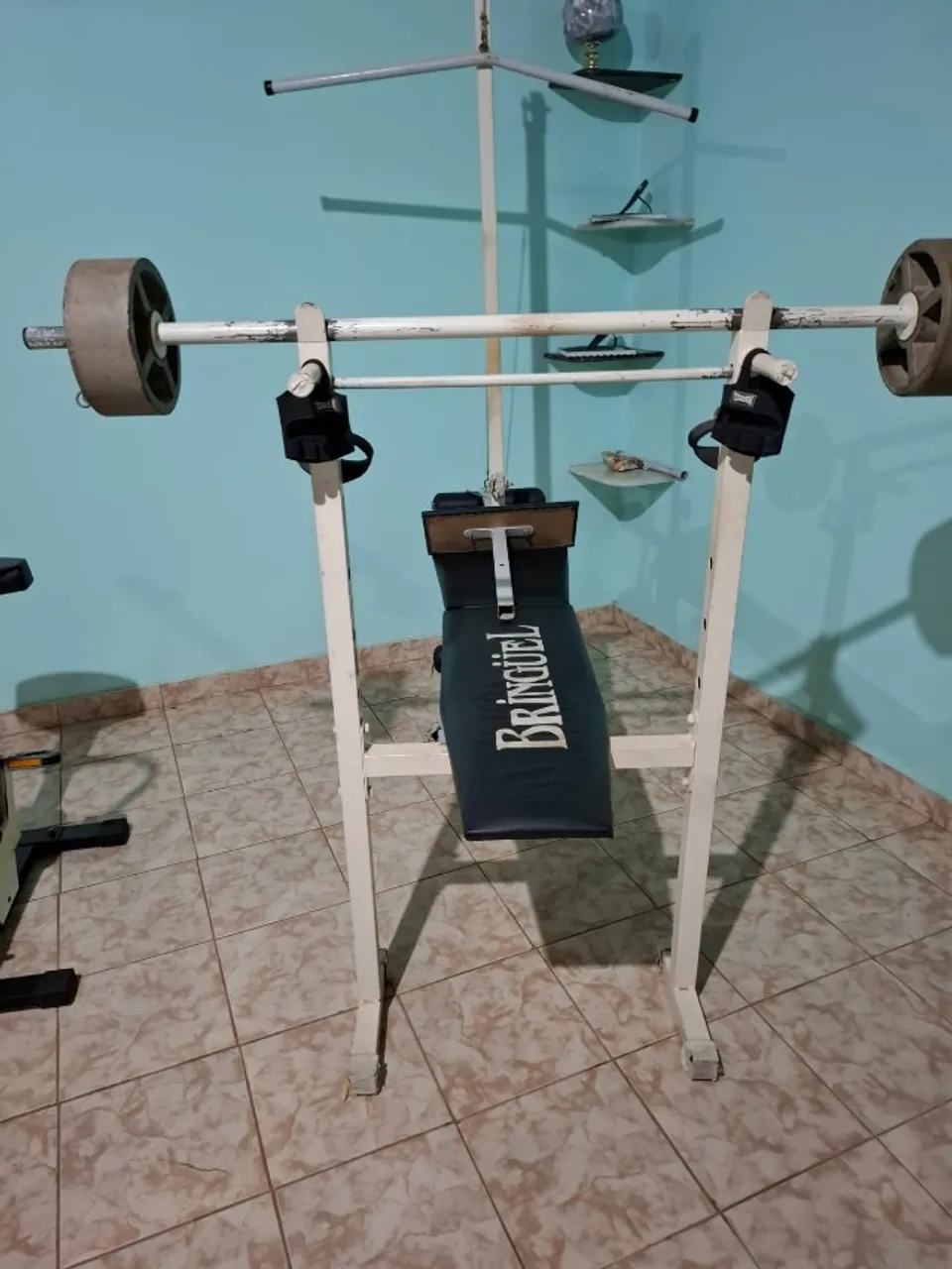 Banco de supino BRINGUEL com suporte
