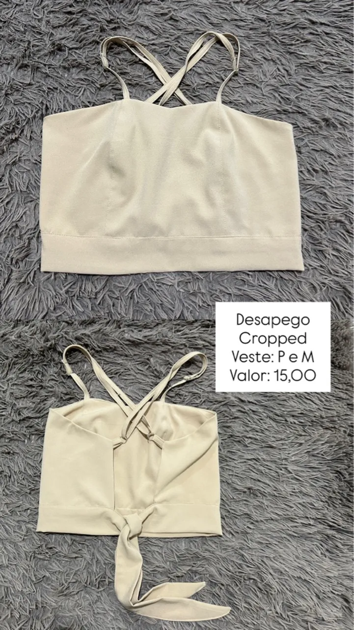 Cropped Desapego - Tamanho P/M