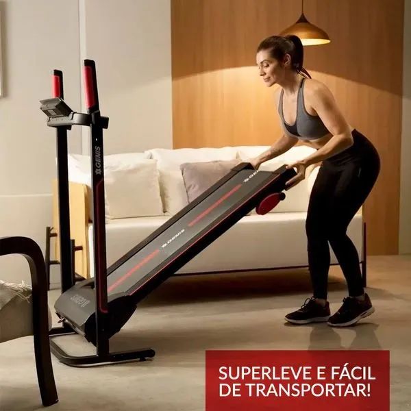 Esteira da Polishop GT 500 Dobrável Praticamente sem Uso - Foto 4