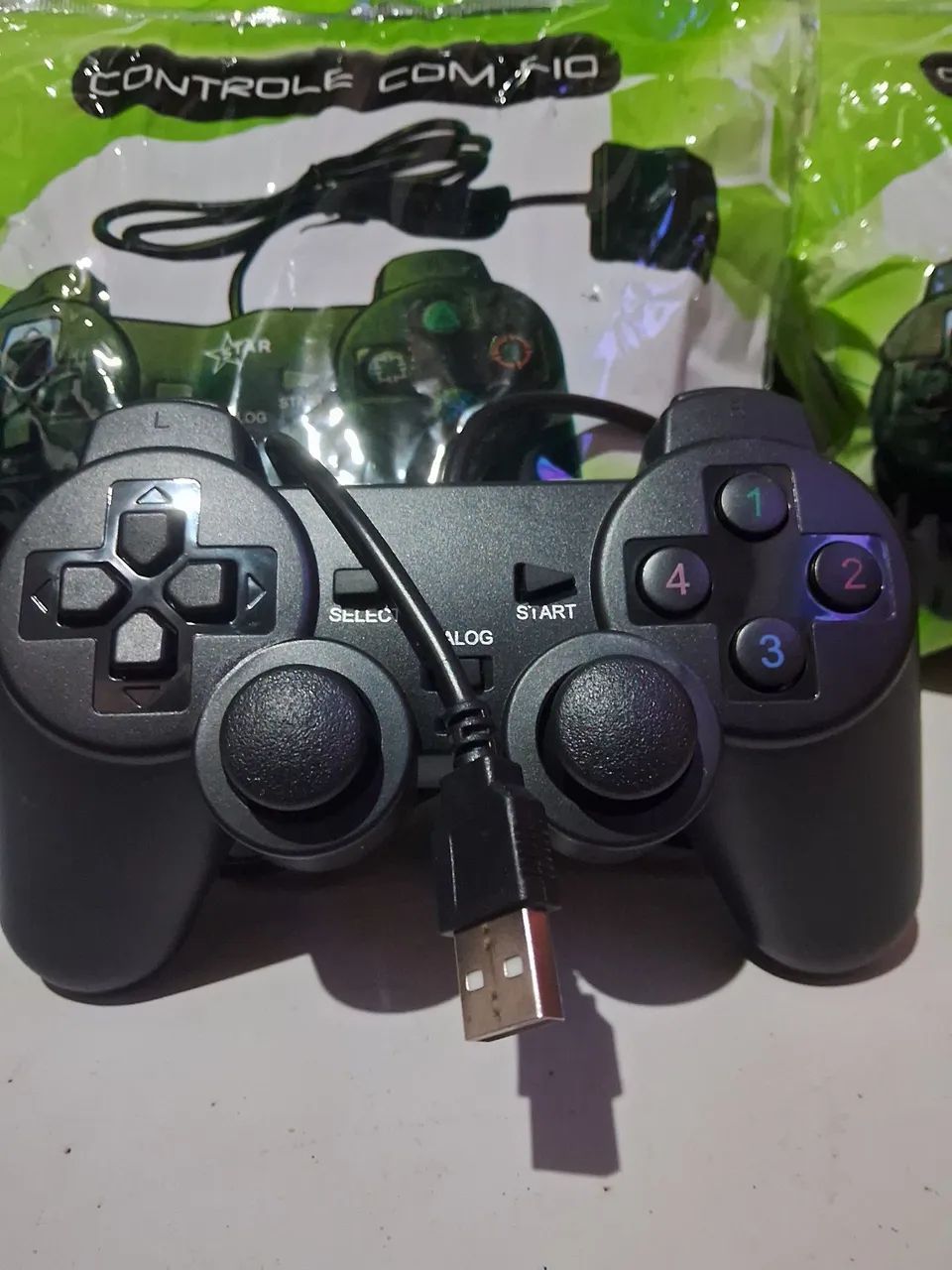 Controle USB para Video Game - Compatível