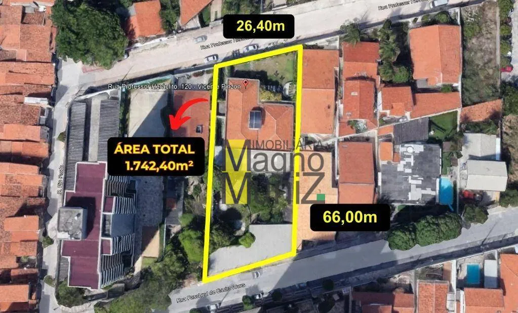 Terreno à venda, 1.742,40m² por R$ 1.400.000 - Papicu - Fortaleza/CE