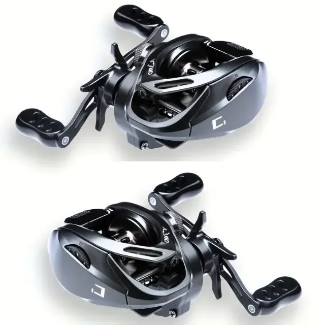 Carretilha (C1) Orca - D1 Fishing Fans Nova -  Manivela esquerda - Foto 4