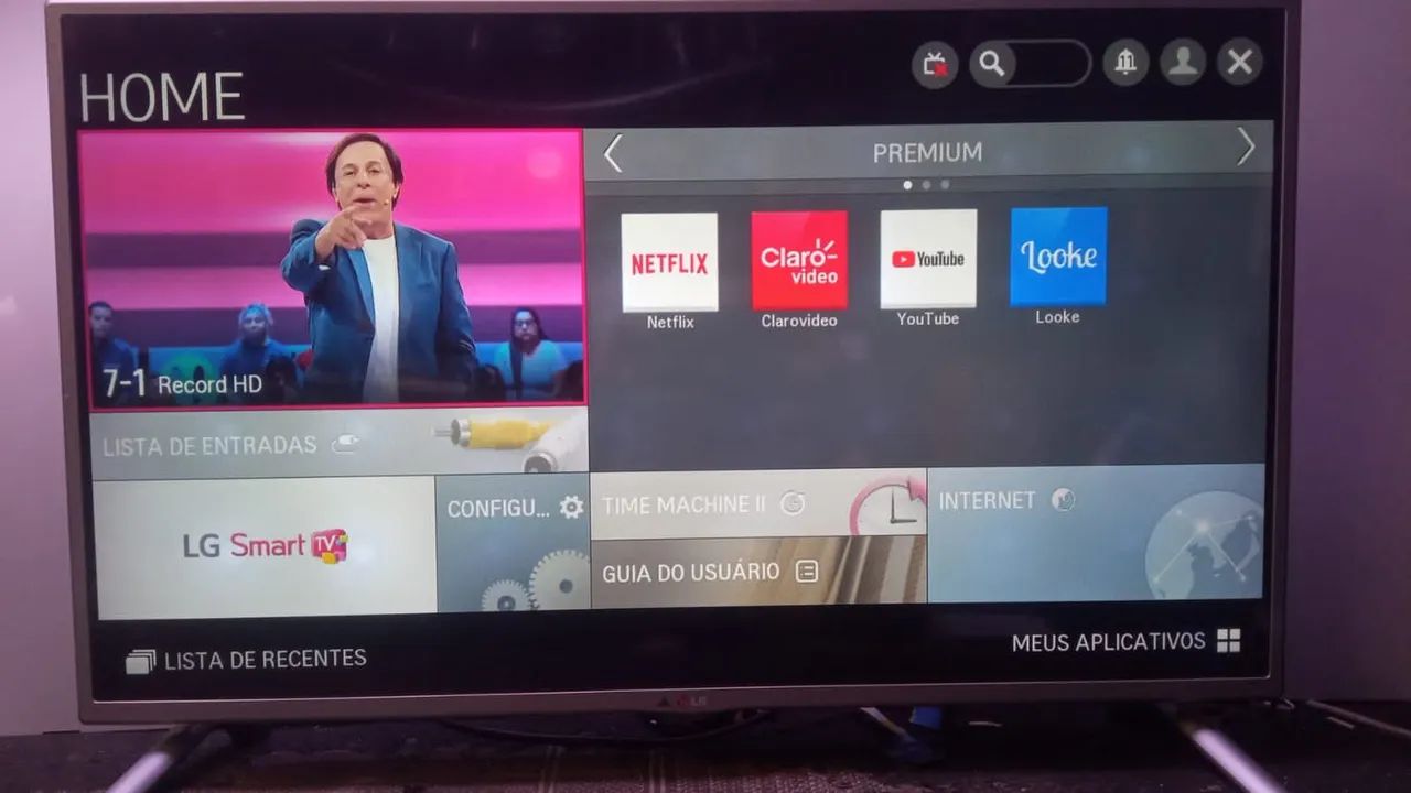 Vendo smartv LG 50 polegadas top de linha em estado de nova R$ 1500,00  - Foto 4