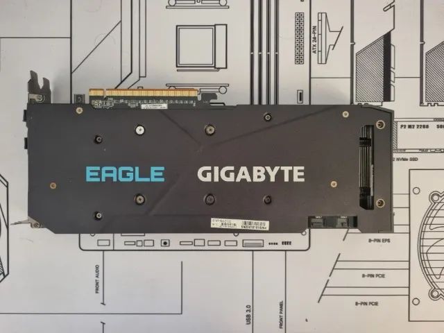 Placa de vídeo AMD Radeon RX 6700 XT 12GB Gigabyte Eagle - Foto 2