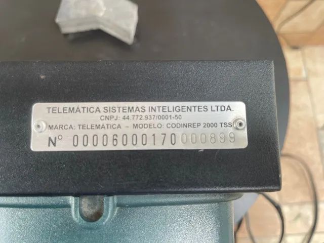 Relogio De Ponto Telemática Modelo Codinrep 2000 Tss, No Estado! - Foto 4