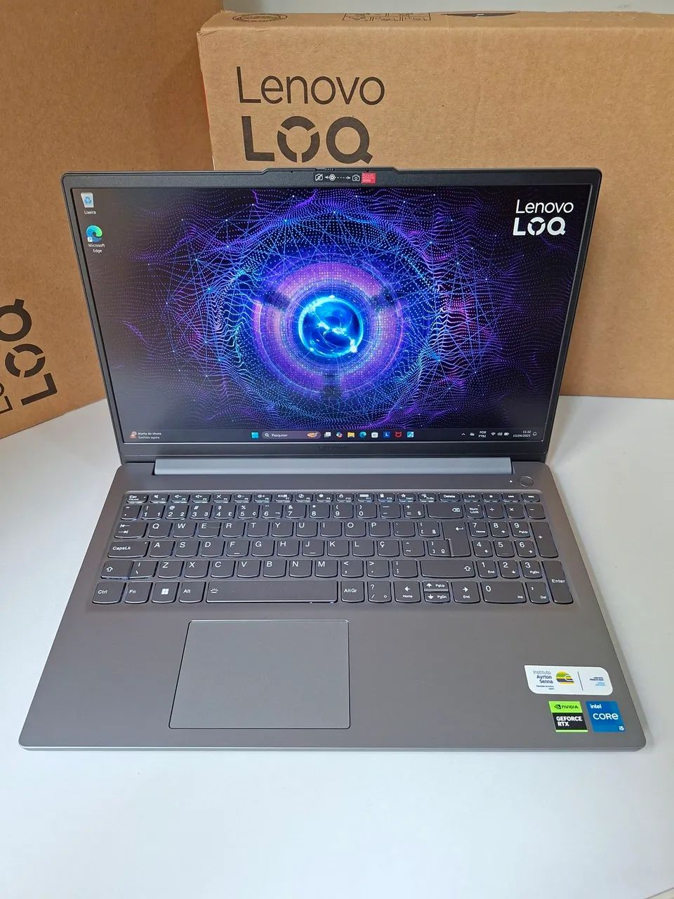 Notebook Gamer Lenovo LOQ Core i5 12450HX 16gb DDR5 RTX 3050 6gb Tela 144hz Lacrado 