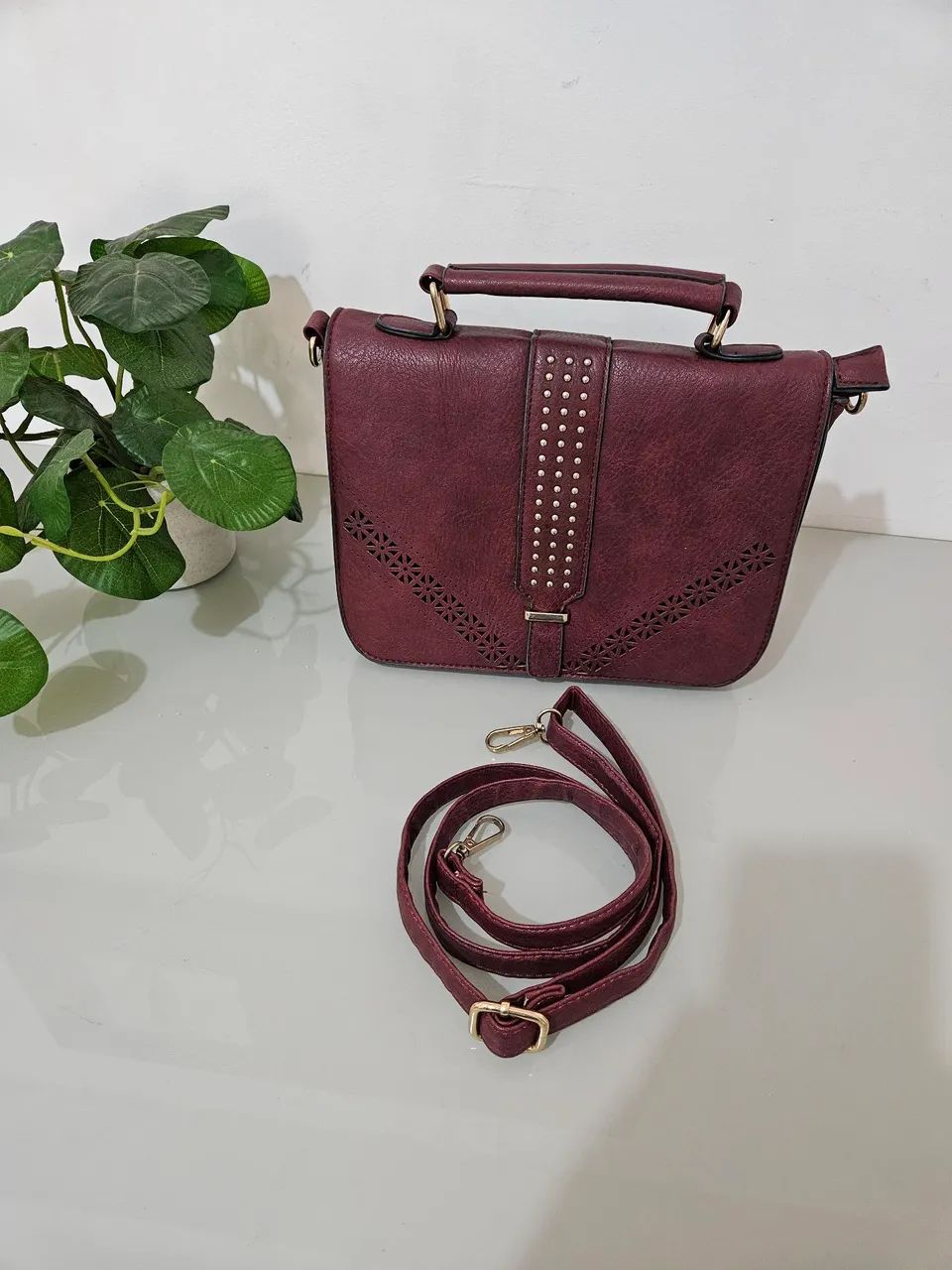 Bolsa Feminina Elegante - Marsala