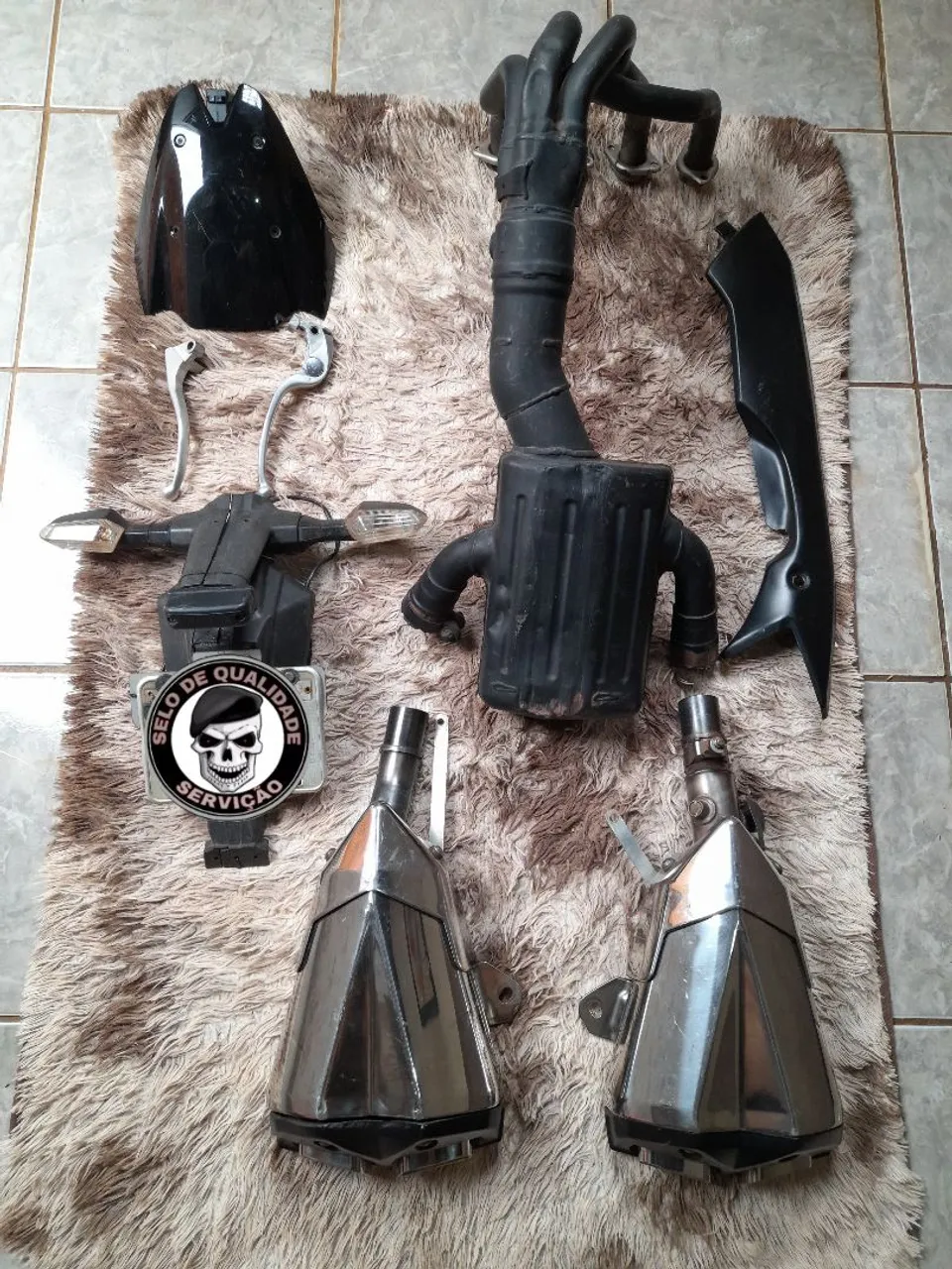 Escapamento completo original Kawasaki Z 1000 2010