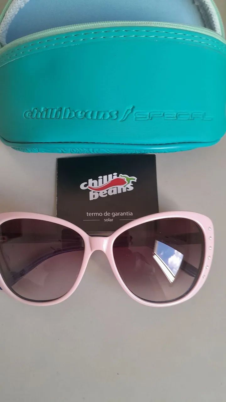 Óculos de Sol Chilli Beans Rosa - Foto 2