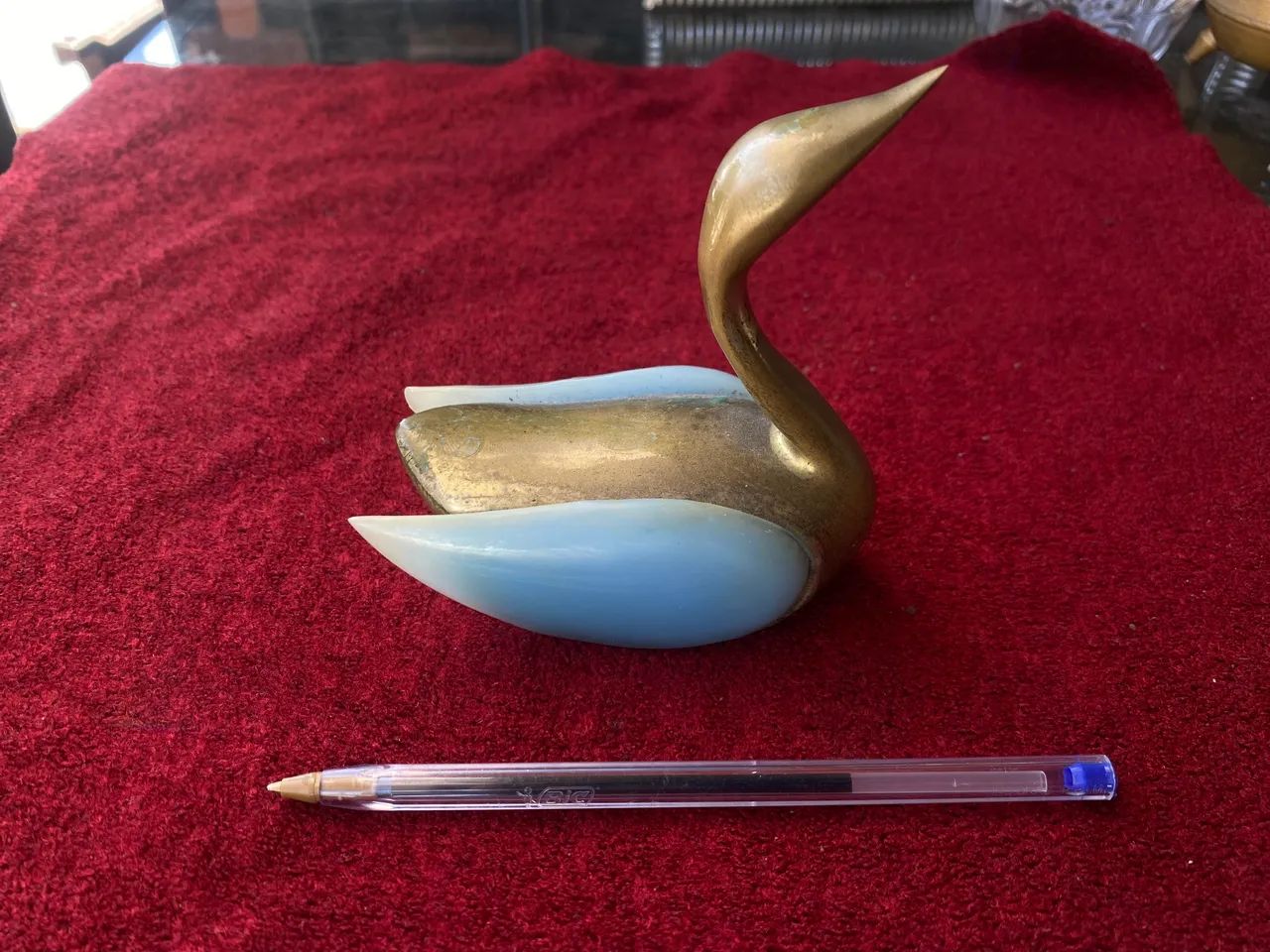 Escultura cisne em bronze (ref: 114)