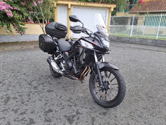 HONDA CB 500 X 2022 - preta - 34.800 Km - único dono IPVA 2025 - Foto 3