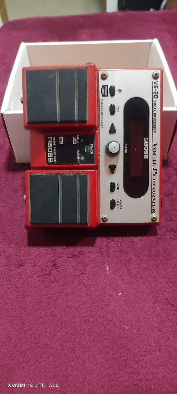 Pedal Boss VE-20 vocal processor - Microfones e Gravadores